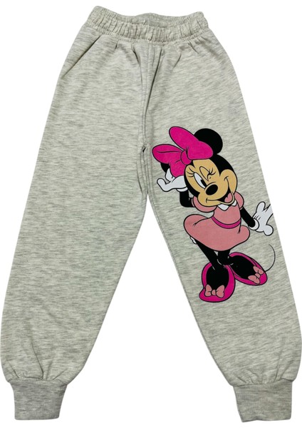 Kız Çocuk Iki Iplik Şardonlu Minnie Mouse Desenli Eşofman Takımı modelleri