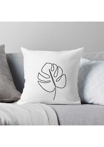 Yaprak Desenli Kırlent