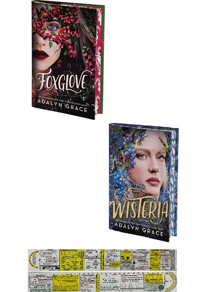 Foxglove / Wisteria 2 Kitap Set Adalyn Grace (Ciltli) (Matematik Öğreten Cetvel) - Adalyn Grace