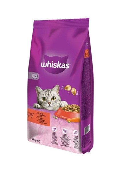 Biftekli Yetişkin Kedi Maması 14 Kg