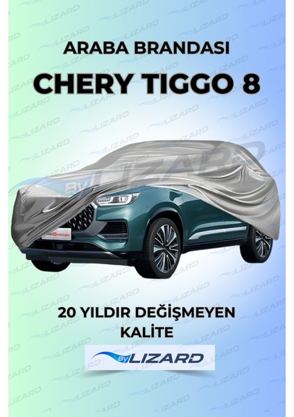 Chery Tiggo 8 Uyumlu Lüks Araba Brandası Miflonlu Branda Oto Çadır Örtü