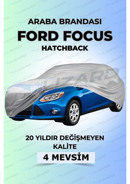 Ford Focus Hatchback HB Uyumlu Lüks Araba Brandası Miflonlu Branda Oto Çadır Örtü