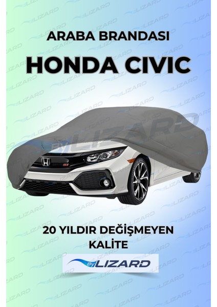 Honda Civic Sedan Uyumlu Lüks Araba Brandası Miflonlu Branda Oto Çadır Örtü