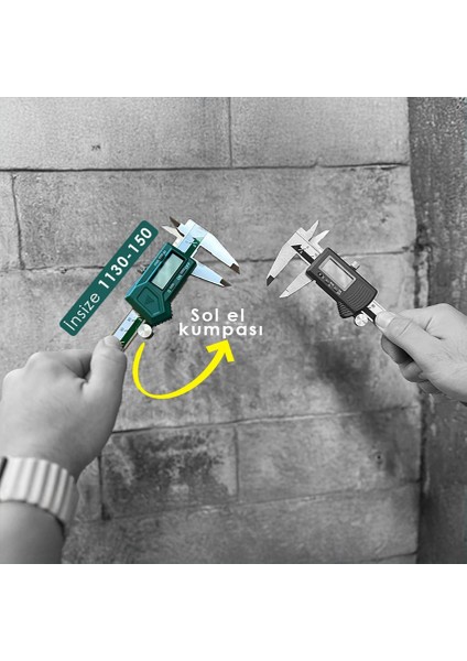 1130-150 Sol El Dijital Kumpası 0-150 mm fiyatları