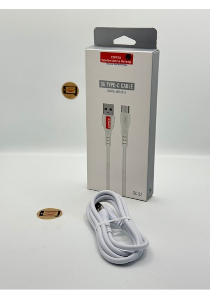 Samsung Uyumlu 3A Type-C Şarj Kablosu Sc-92