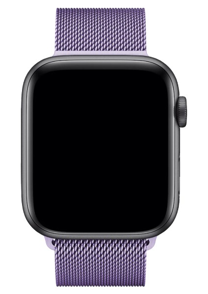 Apple Watch Series Se/10/9/8/7/6/5/4/3 42MM-44MM-45MM-49MM Uyumlu Milano Loop Çelik Kordon