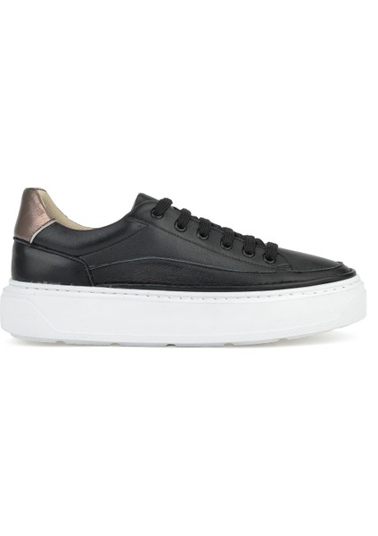 , Kadın Hakiki Deri Sneaker 1511035Z6200 Siyah