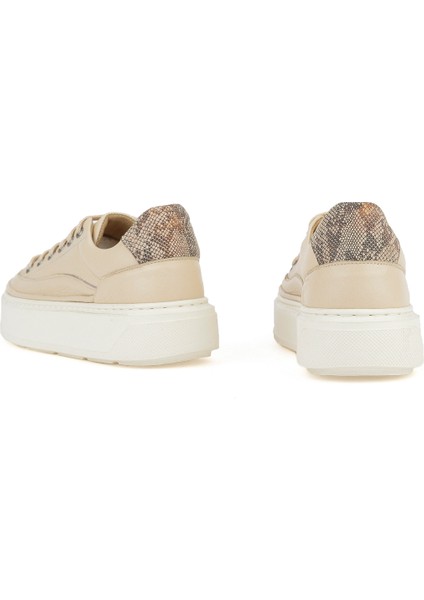 Ziya, Kadın Hakiki Deri Sneaker 1511035Z6200 Krem modelleri