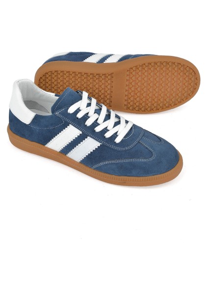 , Kadın Hakiki Deri Sneaker 1511035Z64032 Lacivert fırsatları