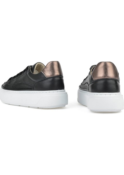 , Kadın Hakiki Deri Sneaker 1511035Z6200 Siyah modelleri