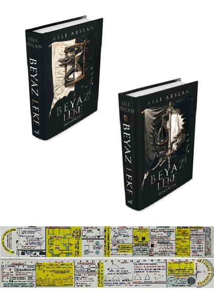 Beyaz Leke 2 Kitap Set (Ciltli) (Matematik Öğreten Cetvel) - Aslı Arslan