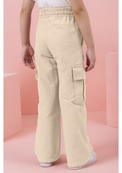 Dmb Boys & Gırls M 0206 Kız Gabardin Pantolon 4-9 Yaş
