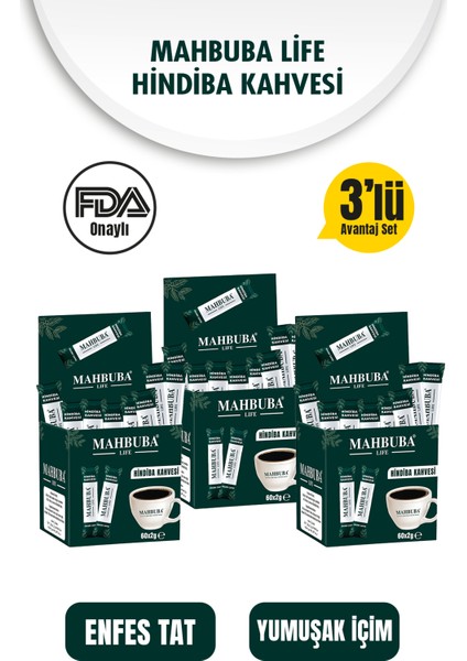 Hindiba Kahvesi 3 Adet x 120 gr