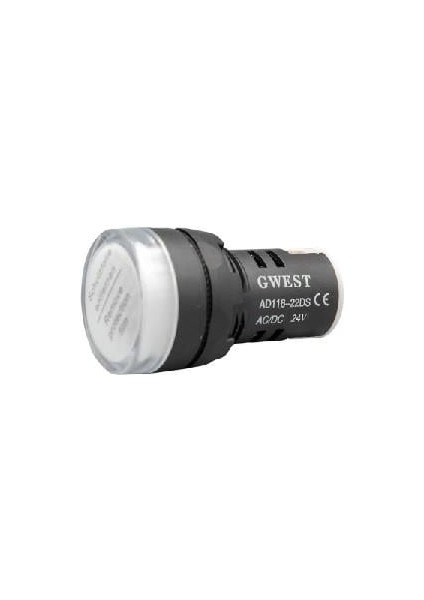24V GÖZ LAMBASI LEDLİ UNIVERSAL BEYAZ (ÇAP 22 MM)