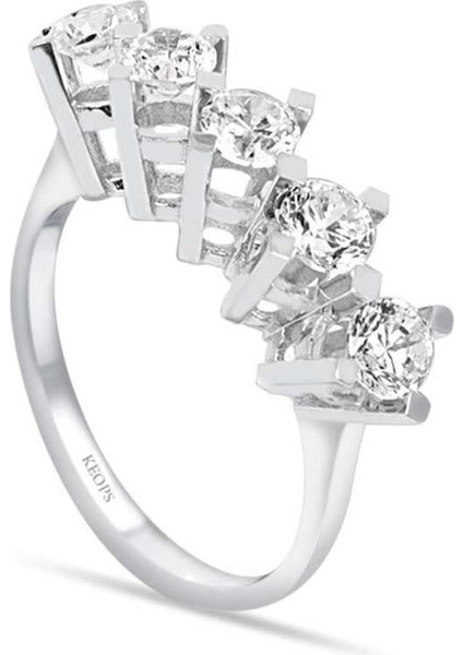 F Renk 1 Karat Pırlanta Beştaş Yüzük fiyatları