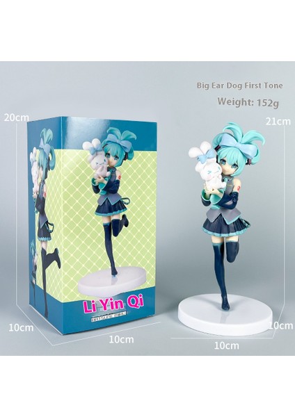 Hatsune Miku Figürü Anime Su Buz Ay Güzel Kız Rem Ram Qiongmei Iki Boyutlu Bebek Modeli Süsler (Yurt Dışından)