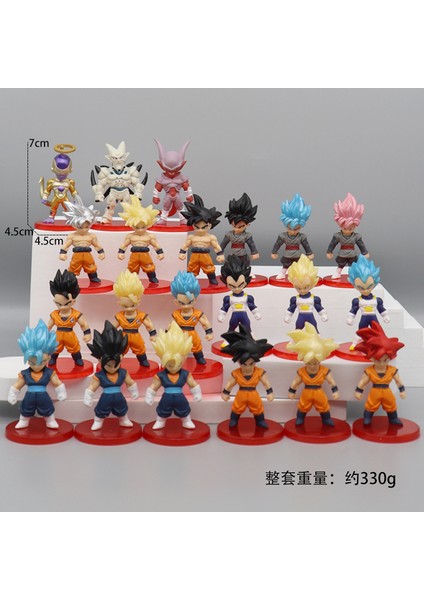 Animasyon Büyük Dragon Ball Sun Wukong Şekilli Kalıp Süsleme Gogeta Vegetto Saiyan (Yurt Dışından)