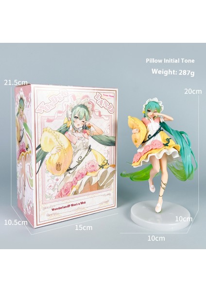 Hatsune Miku Figürü Anime Su Buz Ay Güzel Kız Rem Ram Qiongmei Iki Boyutlu Bebek Modeli Süsler (Yurt Dışından)