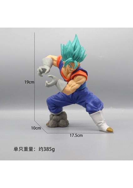 Animasyon Büyük Dragon Ball Sun Wukong Şekilli Kalıp Süsleme Gogeta Vegetto Saiyan (Yurt Dışından)