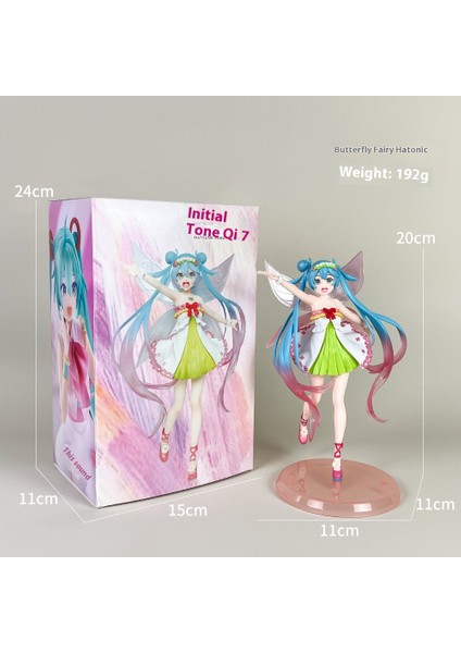 Hatsune Miku Figürü Anime Su Buz Ay Güzel Kız Rem Ram Qiongmei Iki Boyutlu Bebek Modeli Süsler (Yurt Dışından)