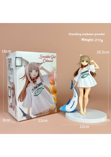 Hatsune Miku Figürü Anime Su Buz Ay Güzel Kız Rem Ram Qiongmei Iki Boyutlu Bebek Modeli Süsler (Yurt Dışından)