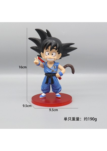 Animasyon Büyük Dragon Ball Sun Wukong Şekilli Kalıp Süsleme Gogeta Vegetto Saiyan (Yurt Dışından)