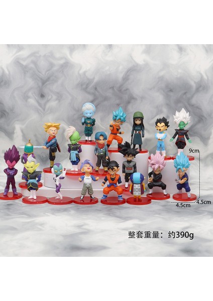 Animasyon Büyük Dragon Ball Sun Wukong Şekilli Kalıp Süsleme Gogeta Vegetto Saiyan (Yurt Dışından)