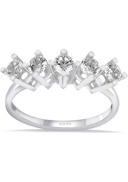 G Renk 0,65 Karat Pırlanta Beştaş Yüzük