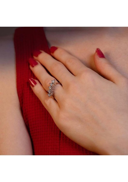 G Renk 0,65 Karat Pırlanta Beştaş Yüzük modelleri