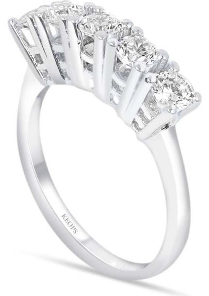 G Renk 0.75 Karat Pırlanta Beştaş Yüzük fiyatları