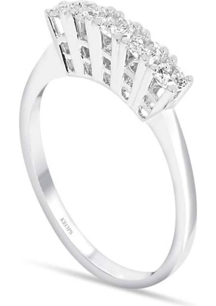 G Renk 0.35 Karat Pırlanta Beştaş Yüzük fiyatları