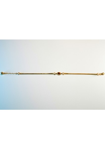 14 Ayar Altın 4.02 Gram Balıksırtı Zincirli Lapis Taşlı Modern Şık Özel Kadın Bilekliği fiyatları