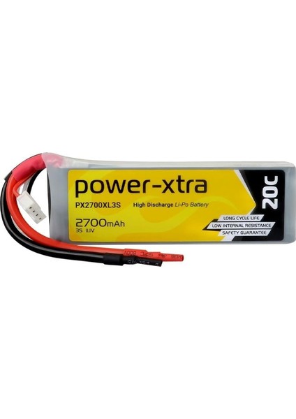 PX2700XL3S - 3S1P - 11.1V 2700 Mah Li-Polymer Pil -20C