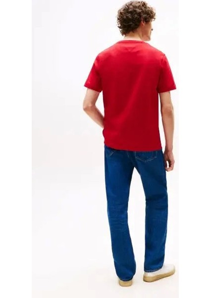 Erkek Kontrast Işlemeli Monogramlı T-Shirt fiyatları