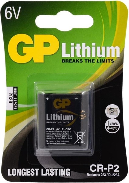 Crp2 6V Lithium Fot.makinası Pili 1li