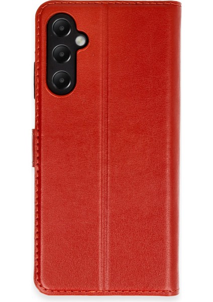 Samsung Galaxy A05S Kılıf Cüzdanlı Kapaklı Kılıf - Kırmızı