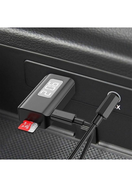 Araç Bluetooth 5.3 Fm Transmitter Araba Müzik Mp3 Çalar Sd Kart Okur Şarj Aleti(Kablo Dahil Değildir) fiyatları