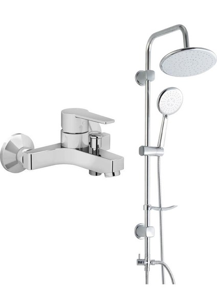 Nora S Banyo Bataryası + Duxxa Bolero Tepe Duş Seti