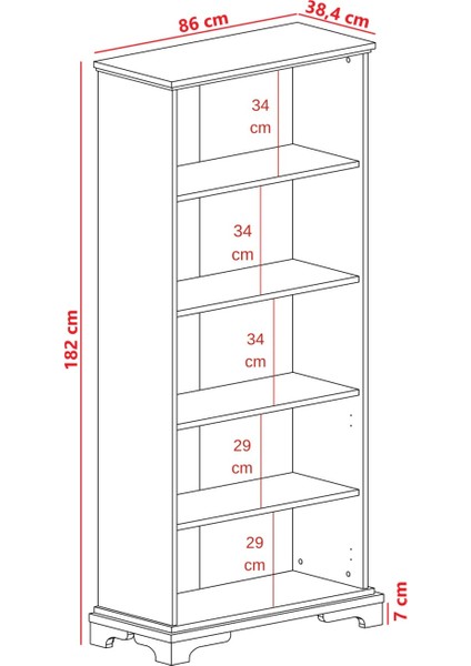 Meltem Valentine Genç Odası Kitaplık modelleri