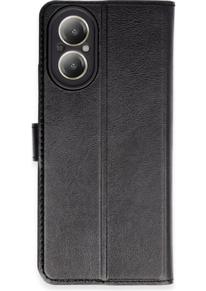 Realme 12 Lite Kılıf Cüzdanlı Kapaklı Kılıf - Siyah