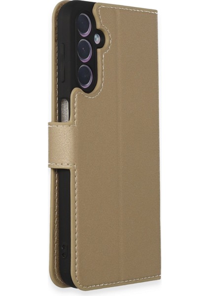Samsung Galaxy A24 4g Kılıf Cüzdanlı Kapaklı Kılıf - Gold fiyatları