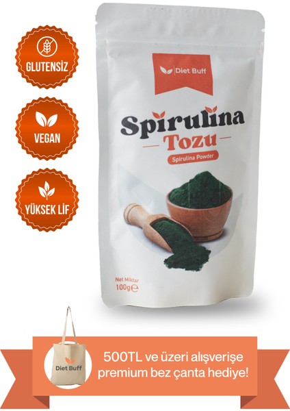 Organik Spirulina Tozu 100 gr