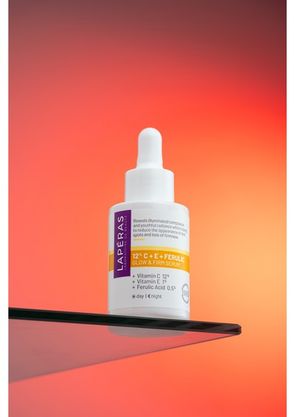 Aydınlatıcı 12% Vitamin C E Ferulic Hyaluronic Ton Eşitleyici Vegan Cilt Serumu 2'li Paket