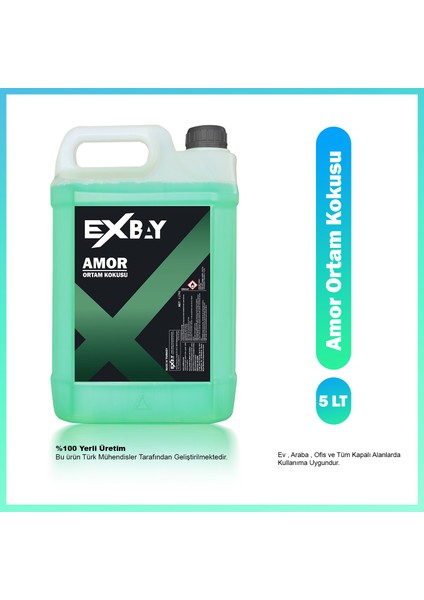 AMOR Oto - Araç Parfümü Amor | Oto - Araba Kokusu 5 LT