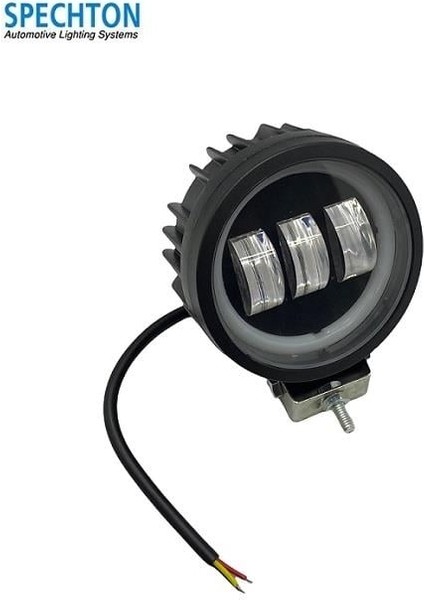 10V-30V LED LAMBA OFF-ROAD 2 FONKSİYON 30W 6000K BEYAZ ANGEL YUVARLAK (55 MM)