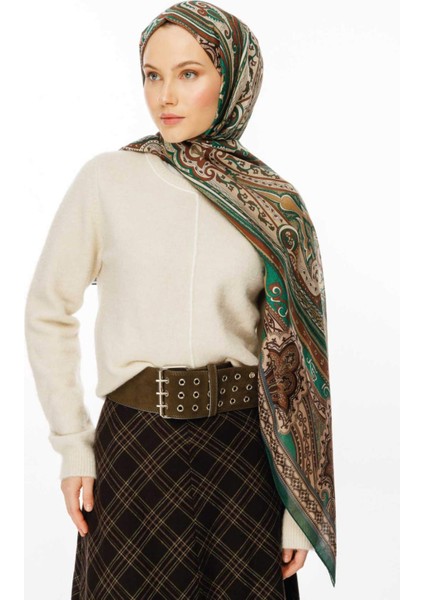 Retro Şal - Safir