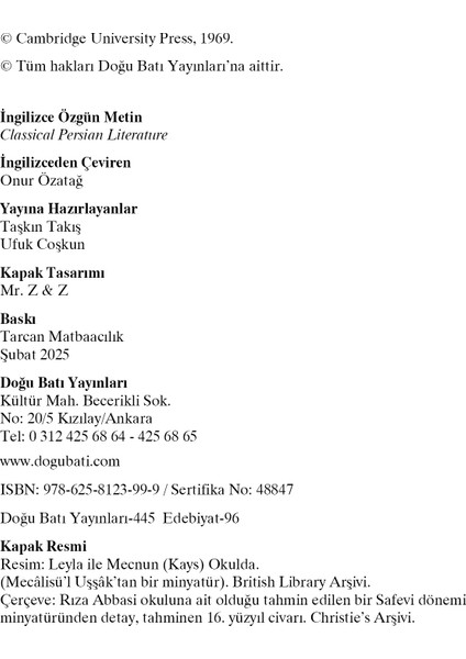 Klasik Iran Edebiyatı