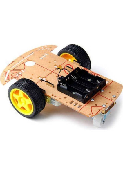 2WD Çok Amaçlı Mobil Robot Platformu - Şeffaf