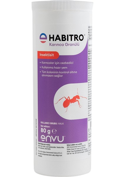 Habıtro Karınca Granülü | 80 gr
