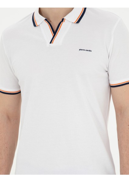 Erkek Beyaz Slim Fit Tişört 50285178-VR013